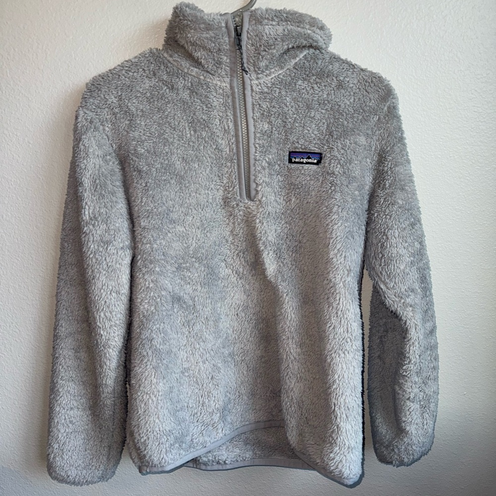 Patagonia Gray Fleece Half-Zip Pullover
